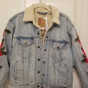 Levi's Ex-Boyfriend Trucker embroidered jacket